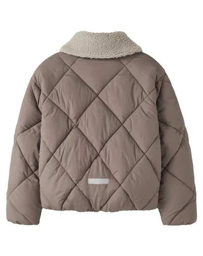Name It - NKFMelbourne Puffer Jakke - Brown Lentil
